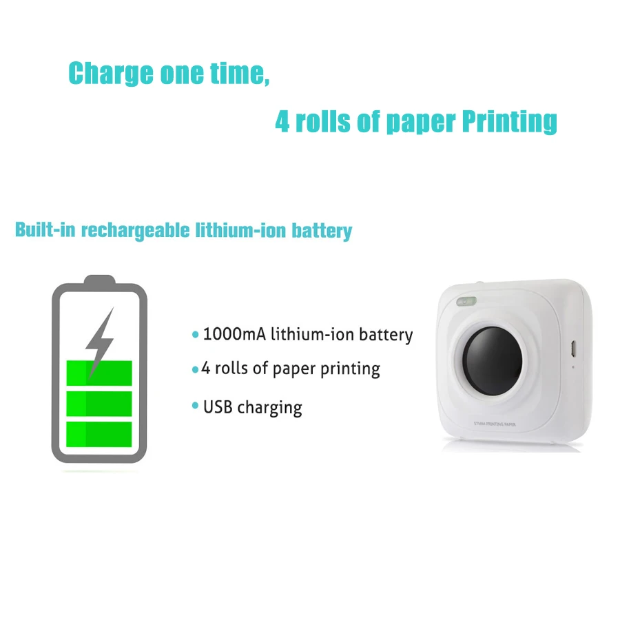 best mini photo printer PAPERANG Portable Bluetooth Photo Mini Printer Thermal Printer Pocket Printer Inkless Clearly Printing For Mobile Android iOS P1 mini printer for laptop