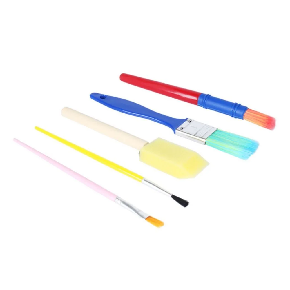 Новые детские Diy игрушки Губка кисти дети Кисти Рисунок Искусство граффити принадлежности обучающая игрушка