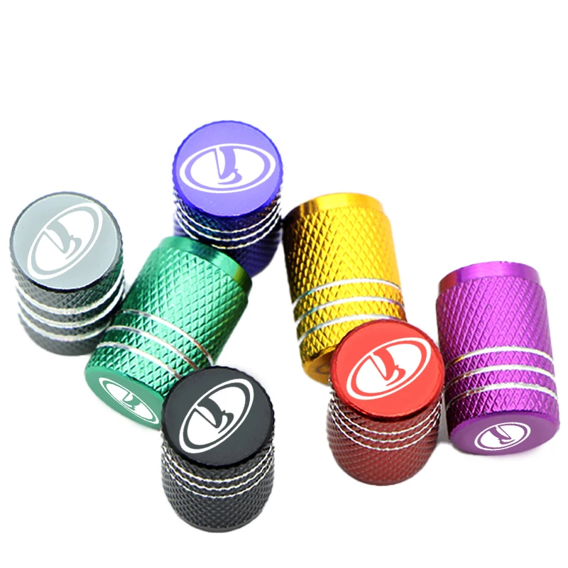 

Metal Bolt 4pcs Tire Valve Caps Colorful with Logo for Lada VESTA Niva Kalina Priora Granta Largus Vaz Smara 2110 Car Styling