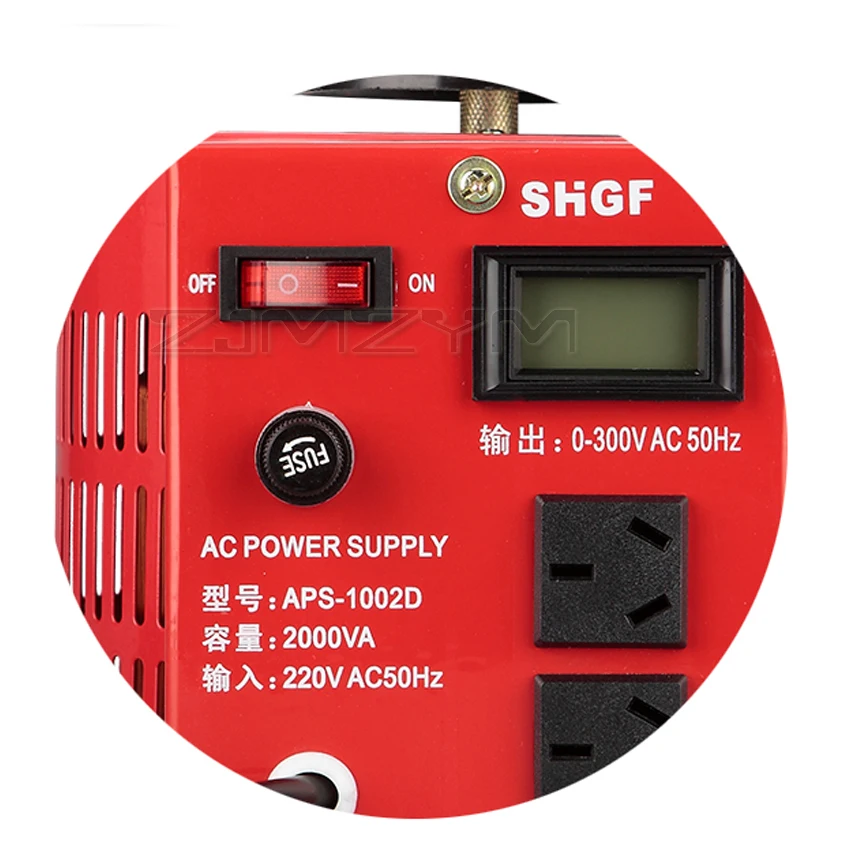 da fonte de alimentação 8a 0-300v variac
