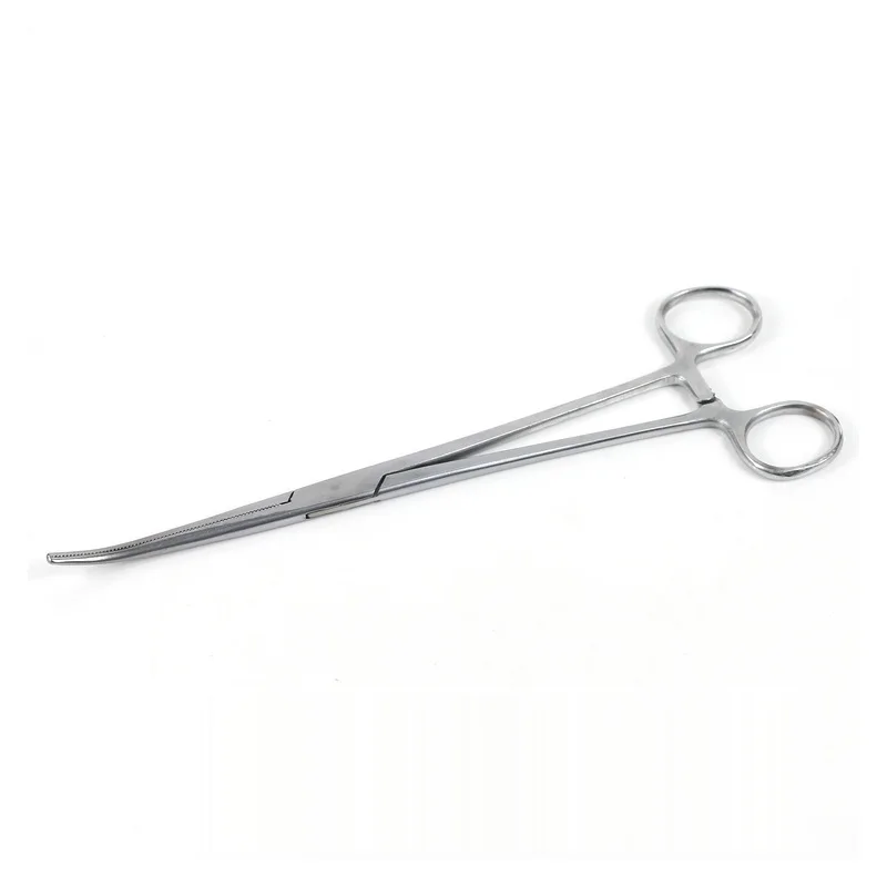 Hemostatic Forceps Curved Head 200 Mm Stainless Steel Medical Pliers