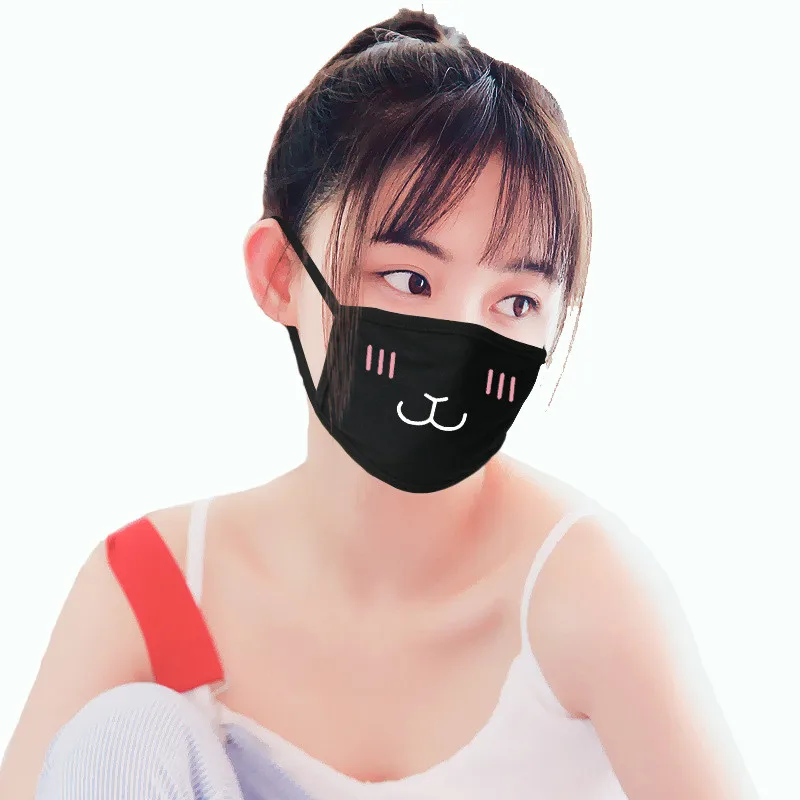 ZWZCYZ мультяшная хлопковая Маска Анти-загрязнения маска с воздушным фильтром для мужчин и женщин