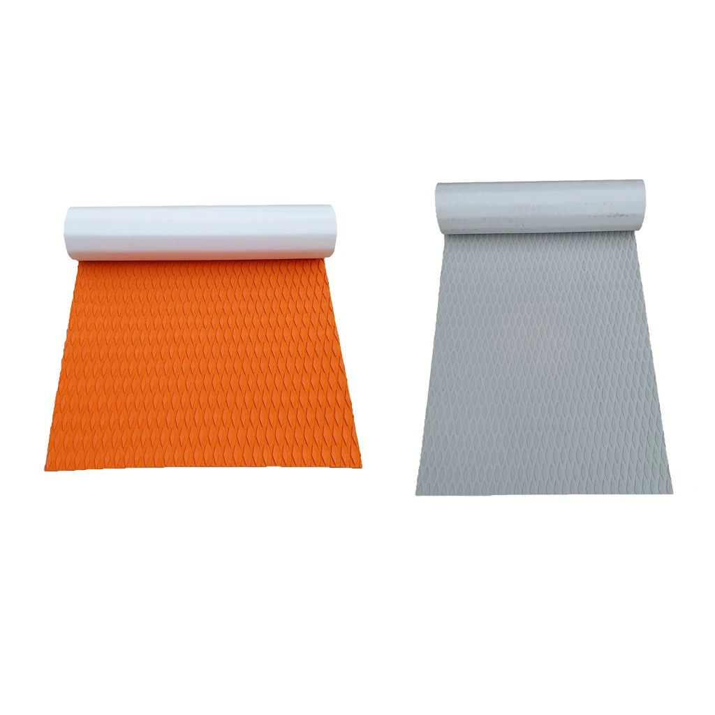 Set 2 SUP Traction Pad Deck Mat, Non-slip & Versatile for Marine Boat Surfboard Stand up Paddle Board - 220x65 cm