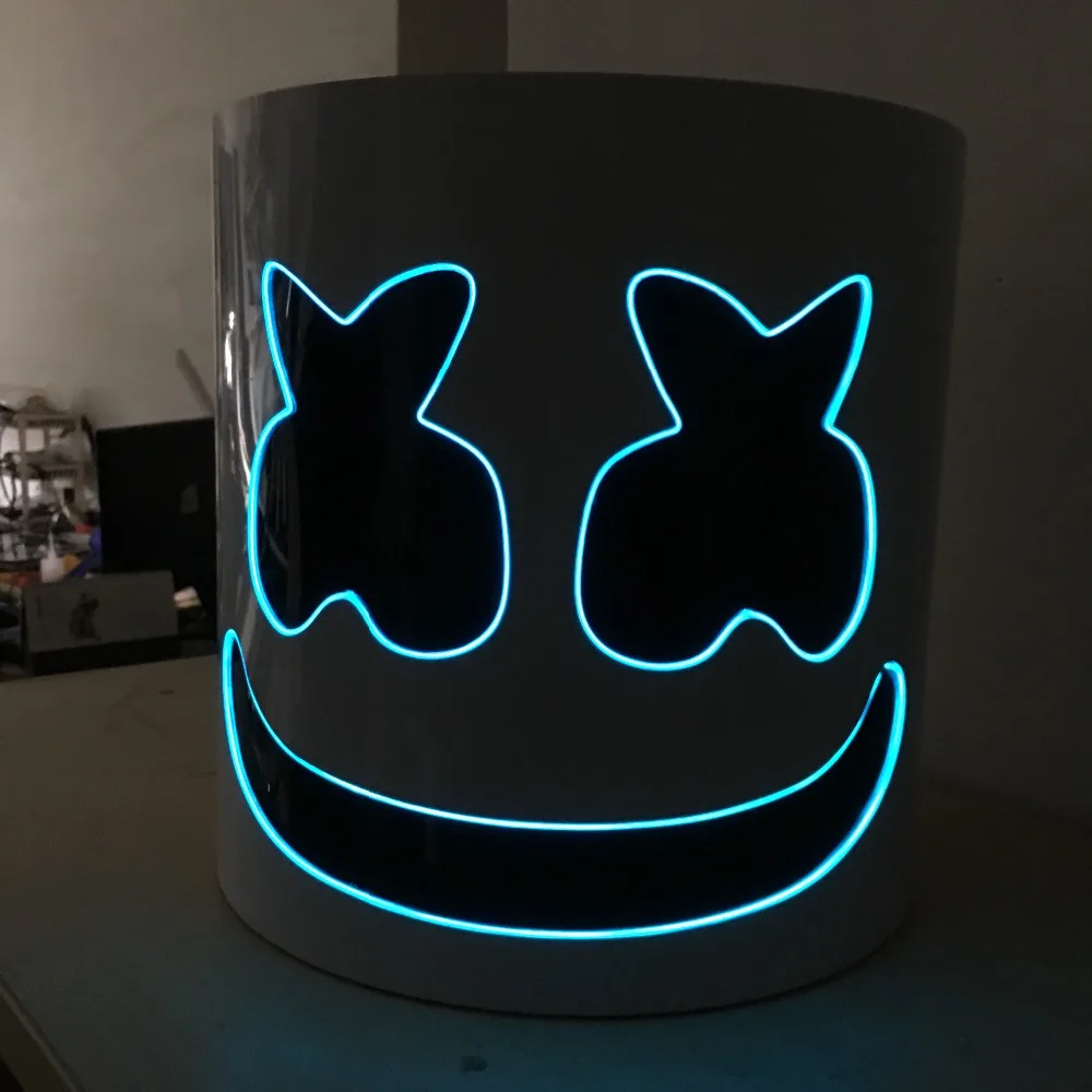 Высококачественный DJ светодиодный шлем мarshmello Marshmallow шлем для ночного клуба Танцевальное представление шоу