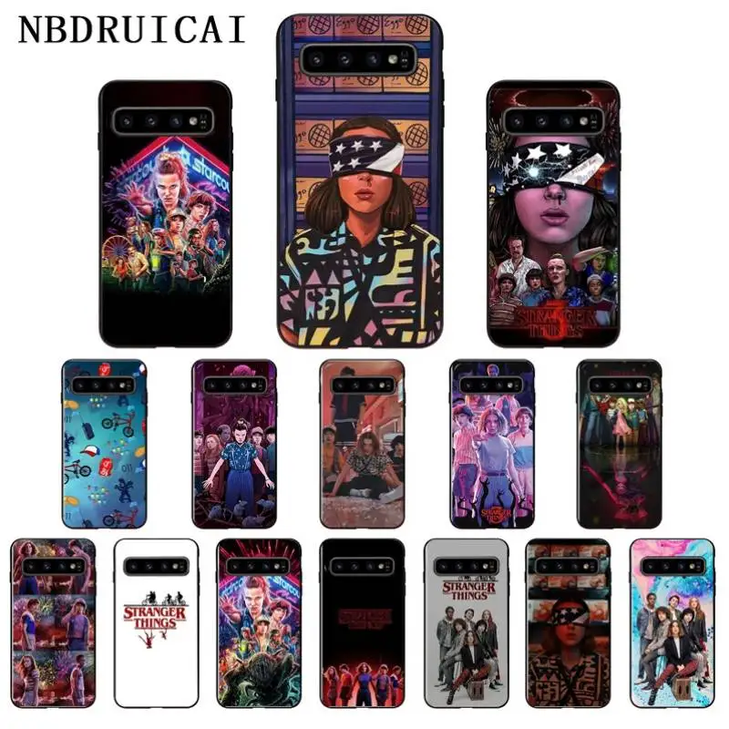 

NBDRUICAI Stranger Things Season 3 Silicone Phone Case for Samsung S9 plus S5 S6 edge plus S7 edge S8 plus S10 E S10 plus