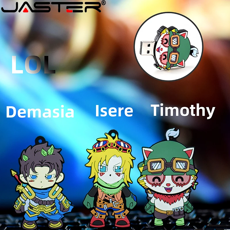 USB-флеш-накопитель JASTER в стиле League of Legends USB 128 4 ГБ 8 16 32 64 | Компьютеры и офис
