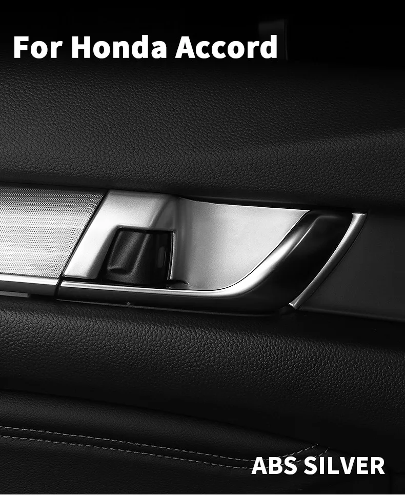 Для Honda Accord 10 дверная ручка защитная втулка внутреннее украшение для дверной ручки патч нагрудные вышивки модификации