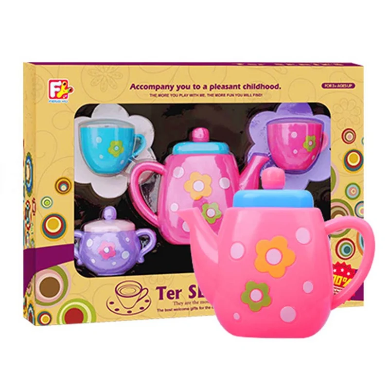 

Simulation Teapot Set Toys For Children Play Tools House Educational Toy Mini Kitchen Tools Baby Early Education Pretend Toys