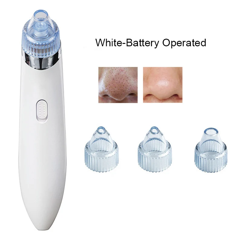 Алмазная дермабразия Blackhead пылесос всасывание удаление для постугревых рубцов пилинг для пор очищающее лицо кожа ухаживающее косметологическое оборудование - Цвет: Белый