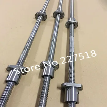 

6set Left thread Butt (butt-joint) Right thread ball screw SFU3205 372mm +2 3205 nuts left+ 2 3205 nuts right+5 BK20BF20