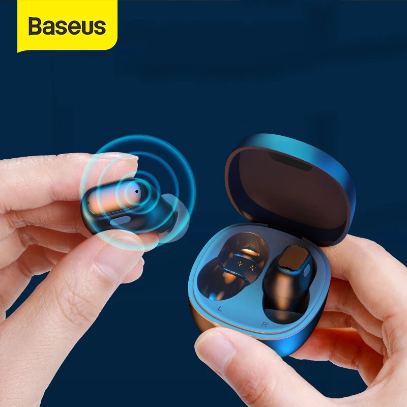 Baseus WM01 auriculares TWS, inalámbricos por Bluetooth 5,0, auriculares estéreo con Control táctil y cancelación de ruido para videojuegos|Auriculares y audífonos| - AliExpress