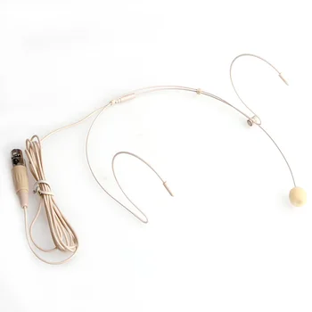 

Pro Dual Ear Hook Mic Headset Head Microphone For Shure ALL XLR 3PIN TA3F New