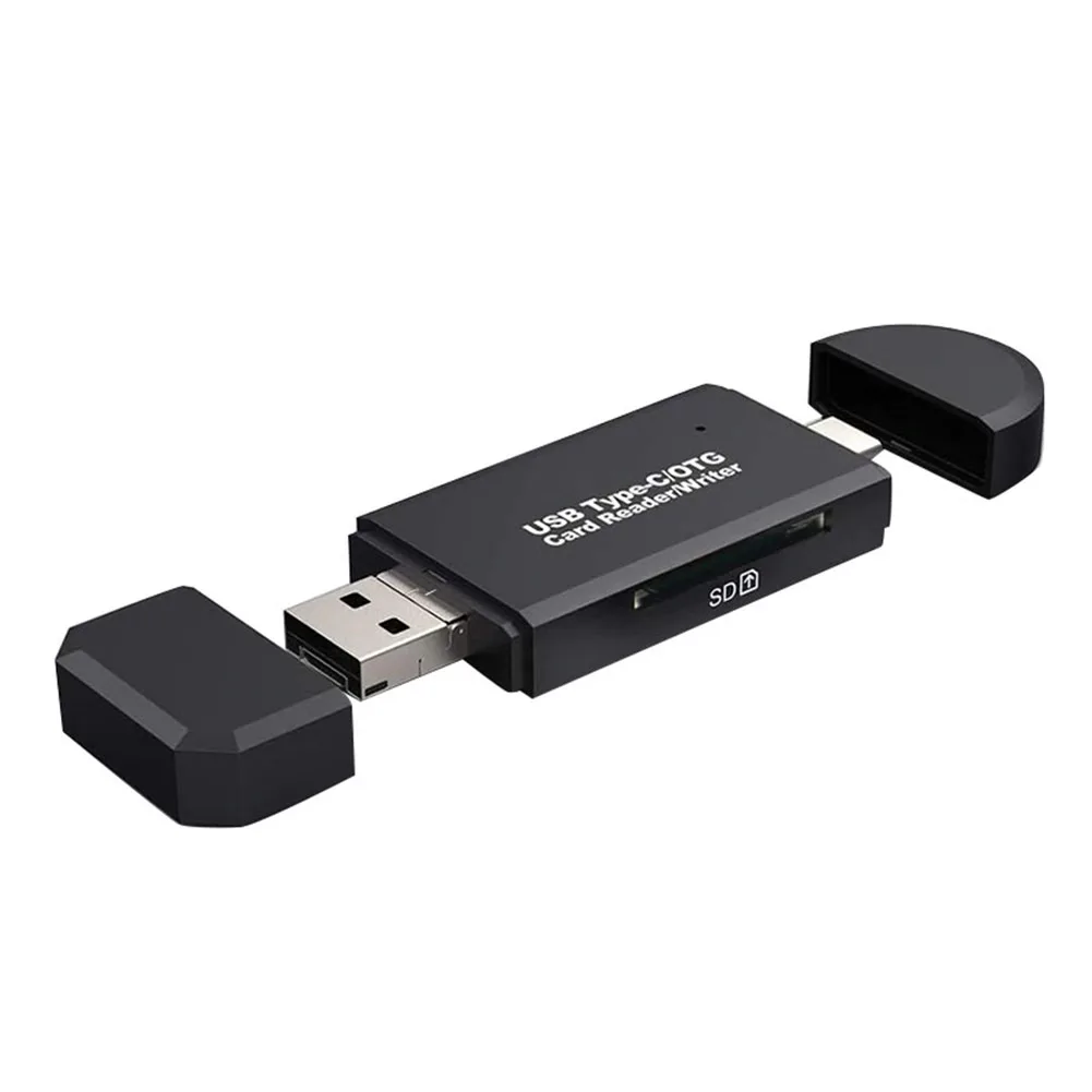 3 в 1 type C Micro-USB OTG кардридер универсальный высокоскоростной TF/Micro-SD кардридер для Android аксессуары для ноутбуков