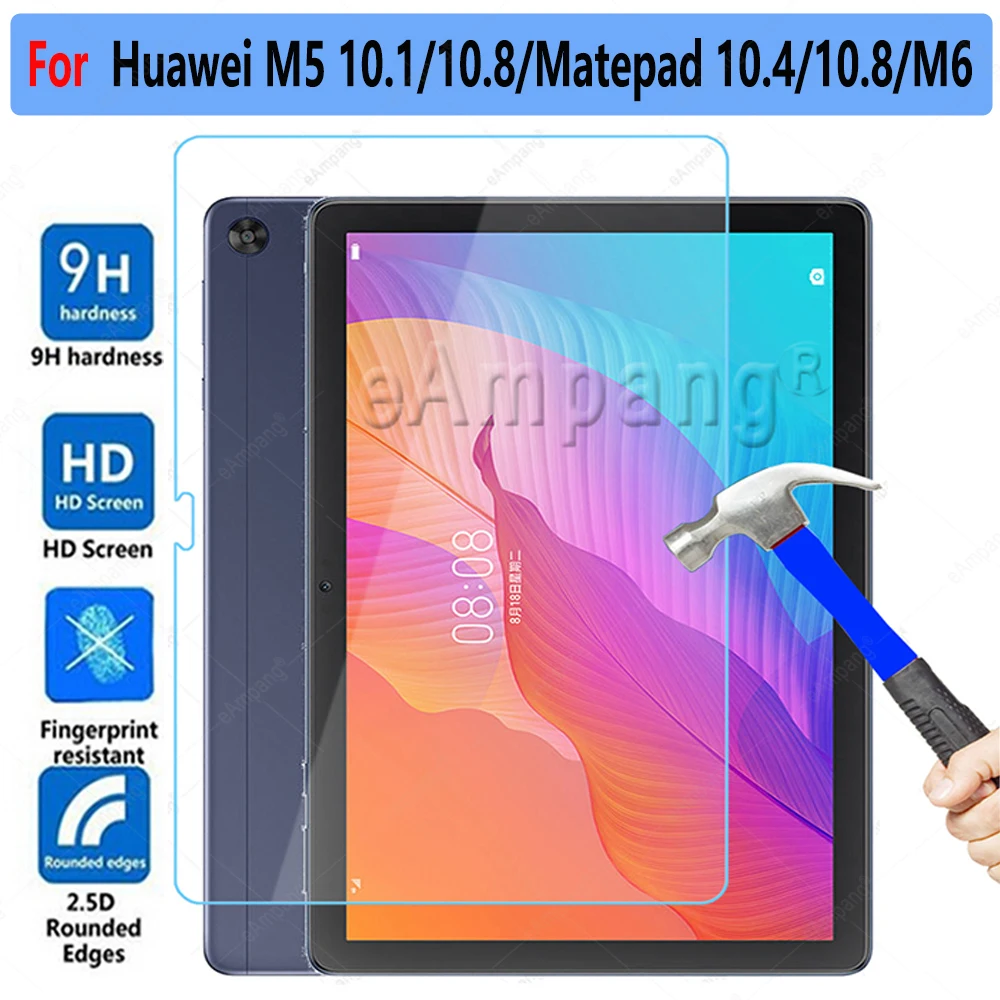 Screen Protector For Huawei MatePad 10.4 T8 Pro 10.8 T10S T10 Tempered