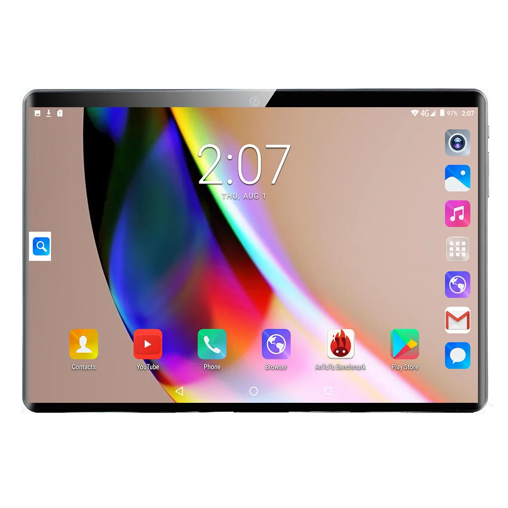 2020 красивый дизайн 10 дюймов Таб 3G планшет 1 android ПК 1280*800 IPS gps wifi bluetooth планшеты 5 Гб