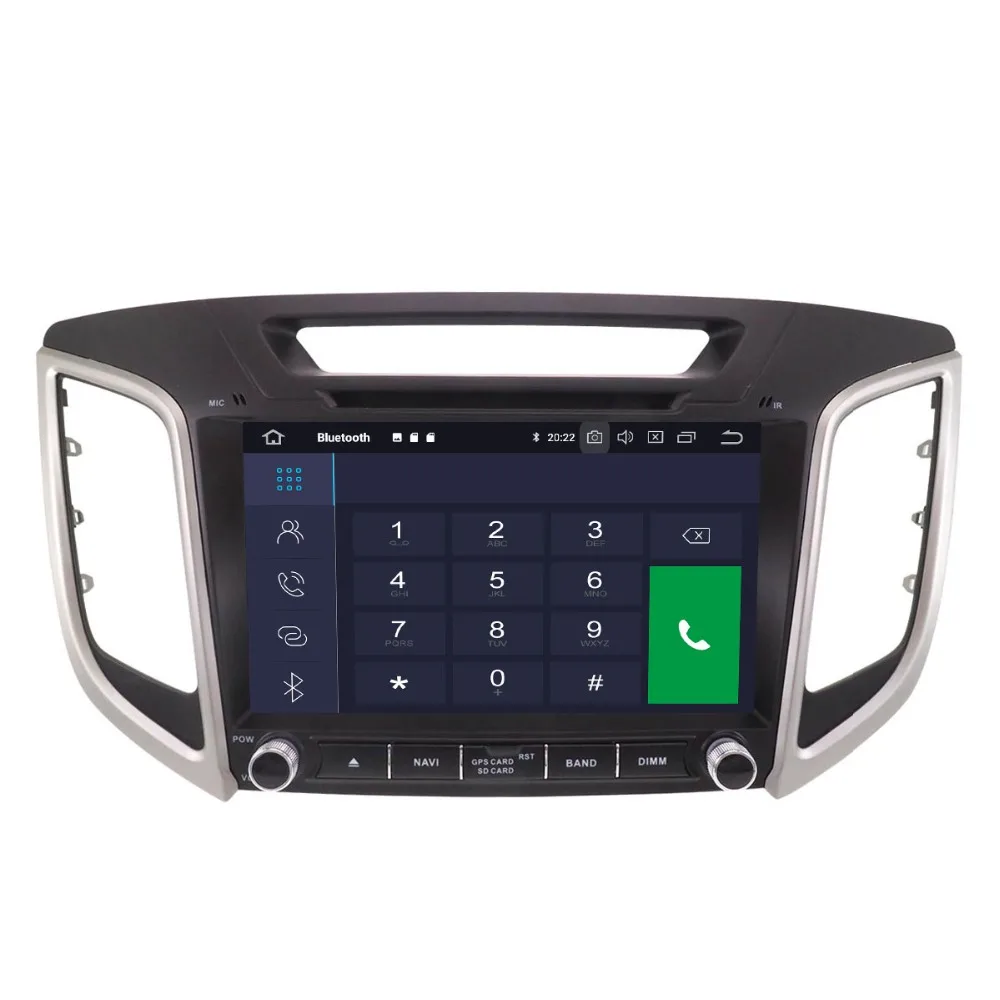 Android 9 с ips DSP экраном для hyundai IX25 автомобильный радиоприемник с навигацией GPS мультимедиа головное устройство плеер DVD