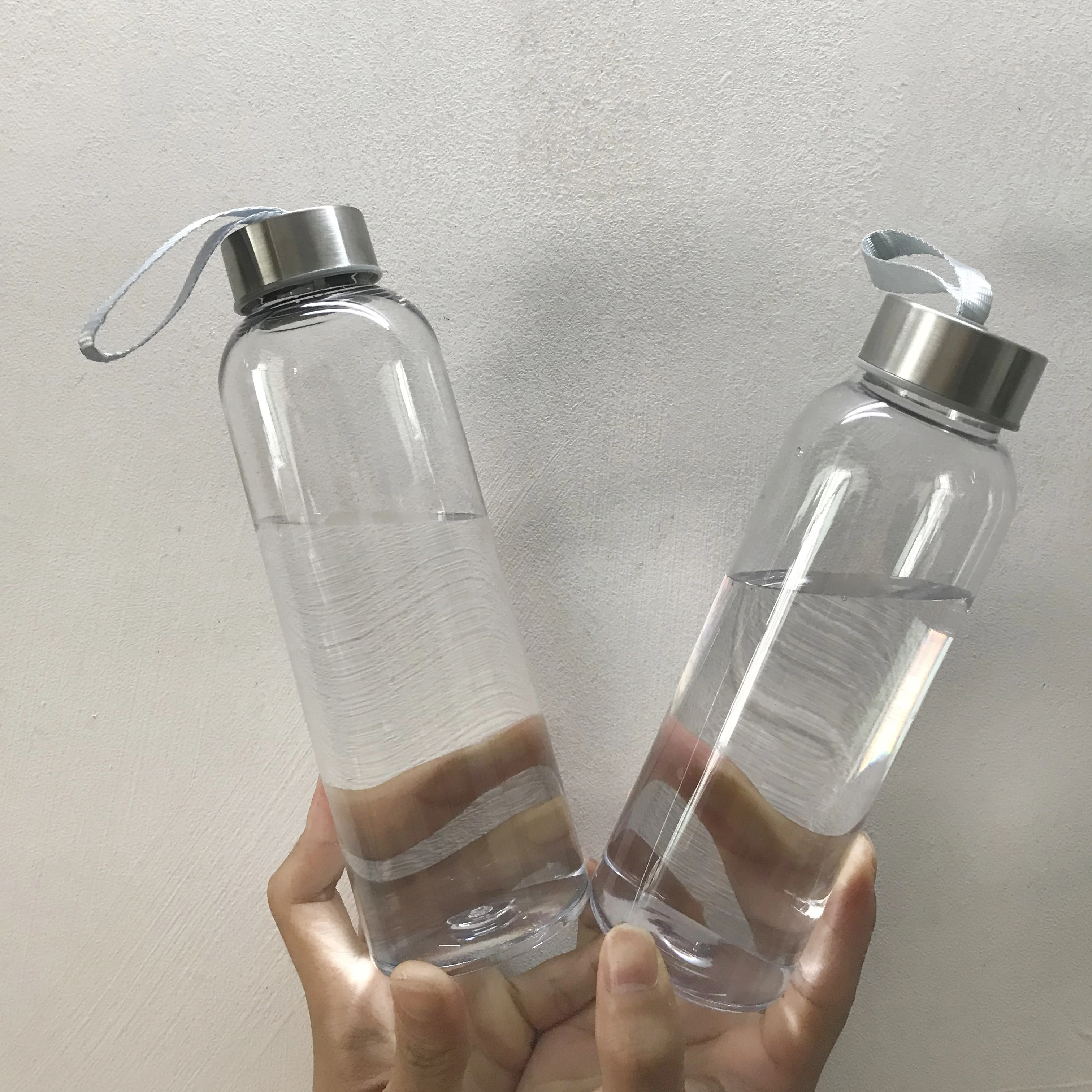 300/400/500ML Plastic Transparent Round Portable Water Bottles Outdoor Hiking Sports Travel Carrying for Water Bottle Drinkware water bottle,sports water bottle,sports bottle,plastic water bottle
