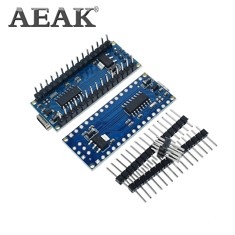 AEAK 1 шт. Акция Funduino Nano 3 0 Atmega328 совместимая плата контроллера для Arduino модуль PCB