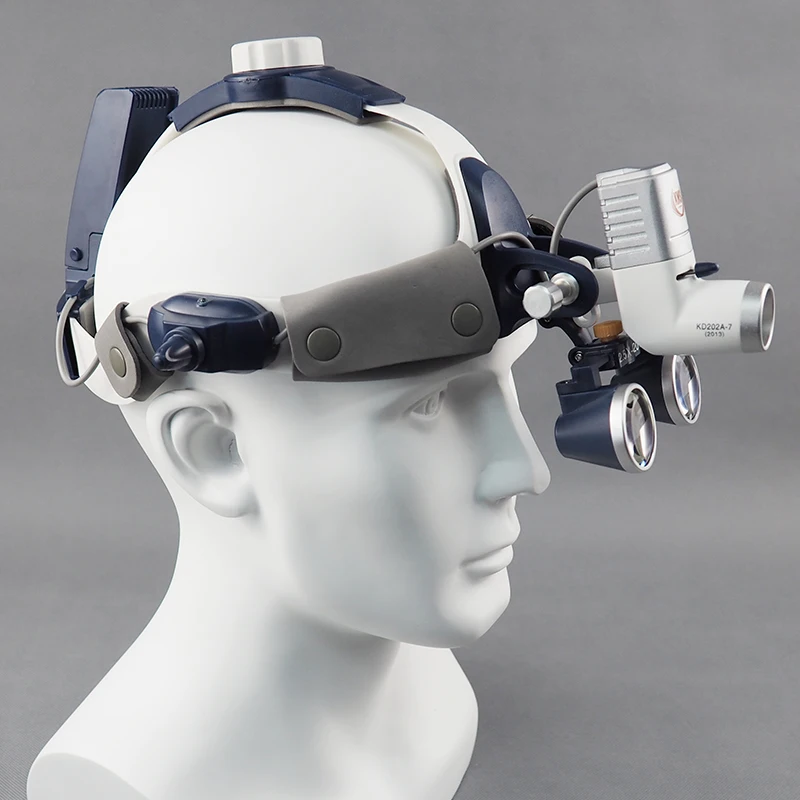 

3.5X420mm Medical Loupes Binocular Magnifier Medical Dental Surgical Loupes+ 5W LED Medical Headlight Headlamp 2 Battery