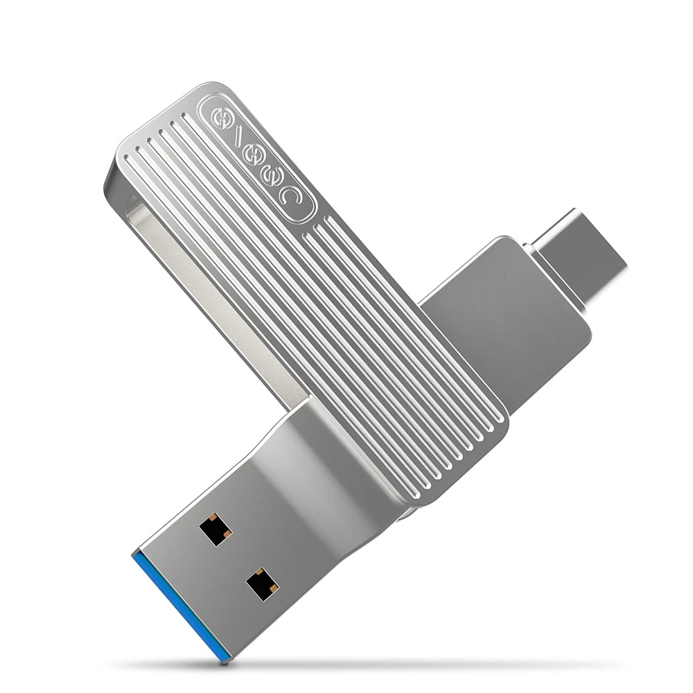 Xiaomi Jessis U диск 128/32/64 ГБ Регистраторы Тип-C Dual USB флэш-накопитель OTG USB Flash Drive 3,1 USB селфи палка для телефона планшетного компьютера MAC