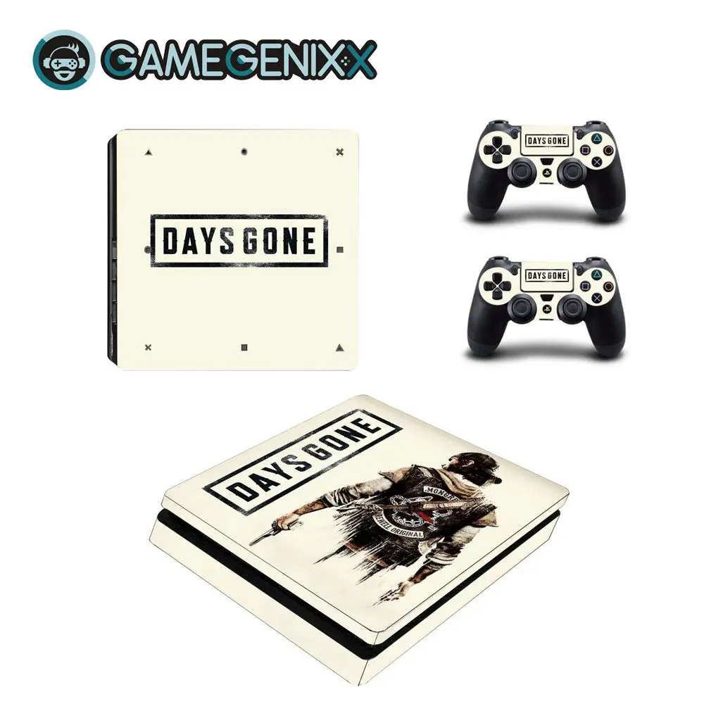 GAMEGENIXX виток винилопласта с наклейкой для PS4 Slim консоли и 2 контроллера-дней нет