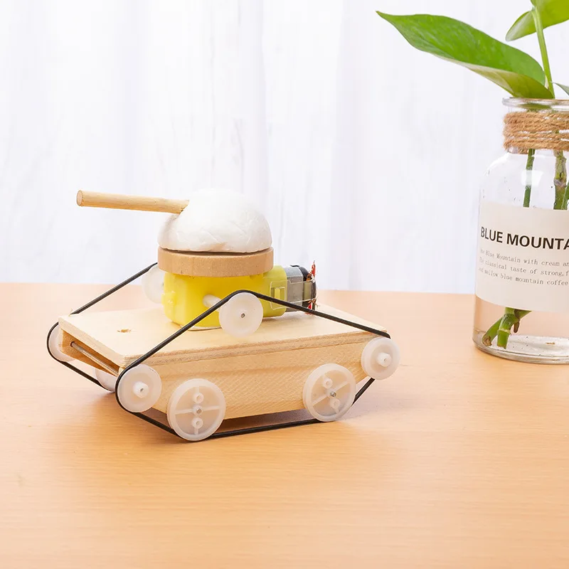 

New Products Science And Technology Small Production Material Small Invention DIY Toy Tank Students Popularization of Science Mo