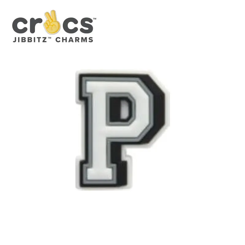 croc jibbitz letters