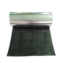 Алюминий фольга солнцезащитный, изоляционный экран хлопок высокая температура пожаробезопасные самоклеющиеся автомобиля изоляционная доска 10 мм