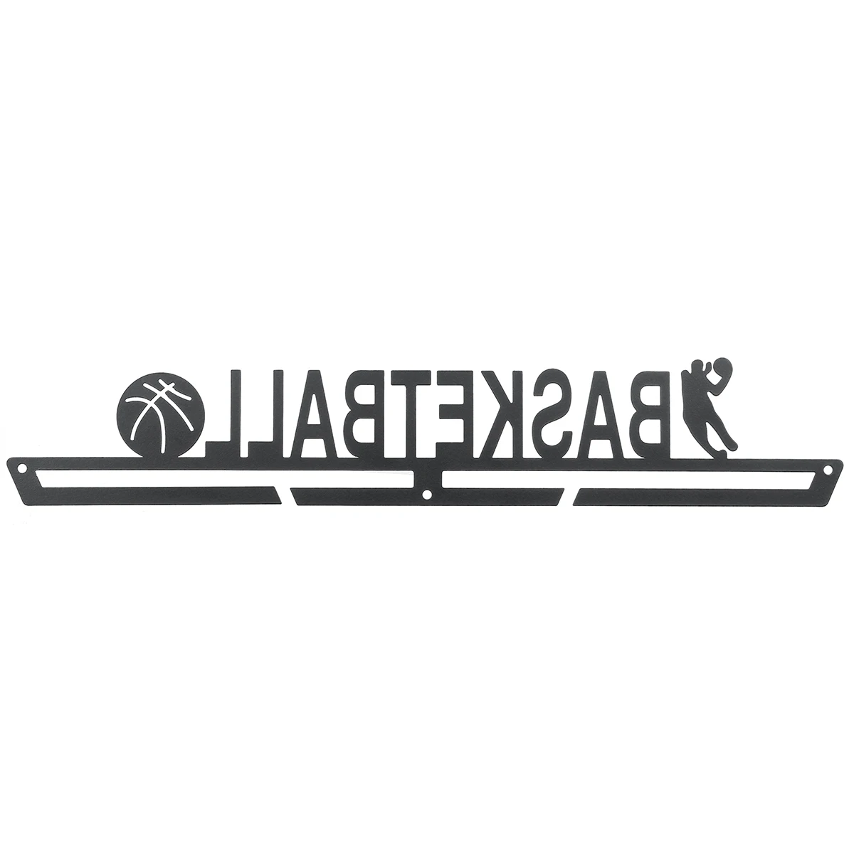 basketball Вдохновляющая медаль Вешалка металлическая медаль держатель спортивная медаль дисплей стойка держать 36+ медали - Цвет: basketball