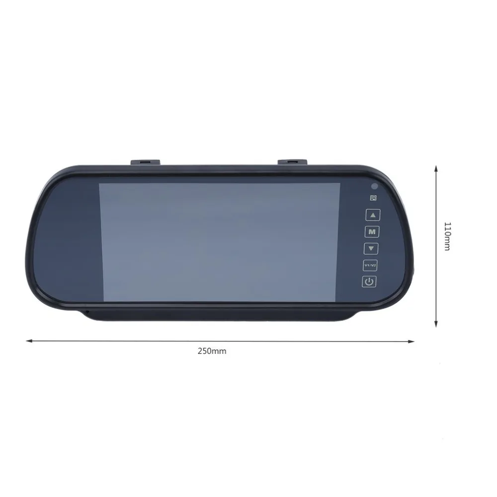 7 дюймов TFT-LCD цифровой дисплей автомобиля панель для автомобиля два способа Видео вход монитор PAL& NTSC Система регулируемое изображение
