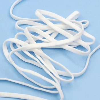

4mm Face Mask Elastic Band Mask Rope Rubber Band Tape Mask Ear Hanging Rope Round Cord For DIY Sewing Crafts 10/100M Hot