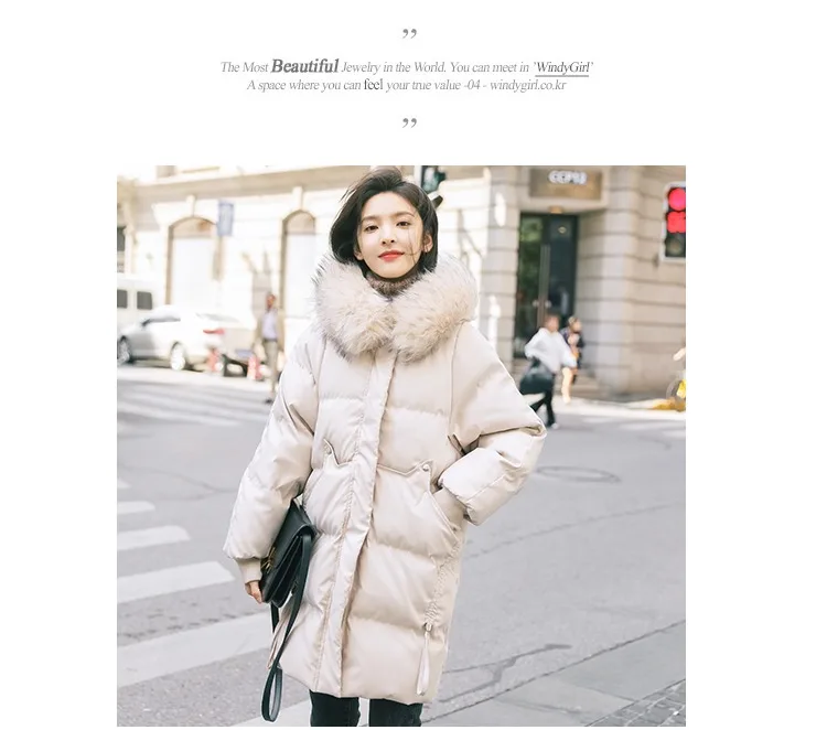 HAYBLST/Брендовое пальто для женщин, новинка года, зимняя женская верхняя одежда с капюшоном, большие размеры 3XL, средняя длина, Kawaii, корейский темперамент, популярная одежда