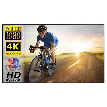 

16:9 HD Accessories Clear Image Rectangle Anti Crease Projection Screen Indoor Outdoor Movies Portable Foldable Light Resistant
