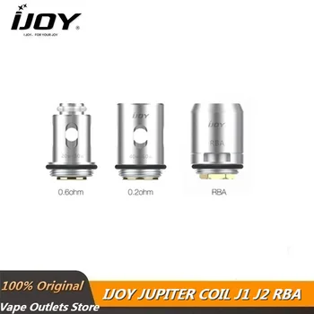 

Original IJOY JUPITER Replacement Coil J1 0.2ohm J2 0.6ohm Mesh Coil & J3 RBA Core for iJoyJupiter Pod Vape Kit Vaporizer