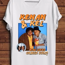 Camiseta Kenan y Kel Vintage parodia divertida homenaje 90S naranja Soda Westward Hipster camisetas de verano para hombres camiseta Top de talla grande