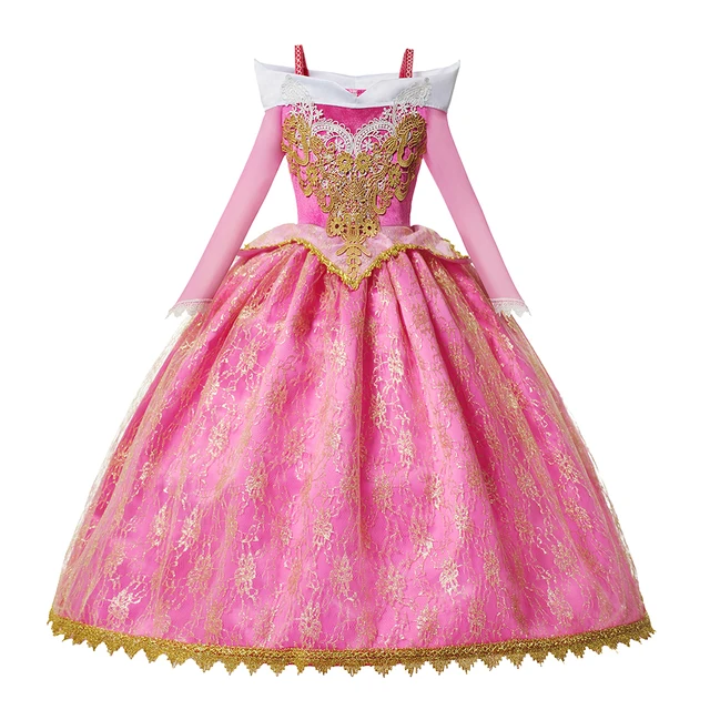 Disfraz de princesa de Disney para niñas, vestido de fiesta de Frozen, Anna, Elsa, Blancanieves, Jasmine, unicornio, Vampirina, Halloween, graduación 4