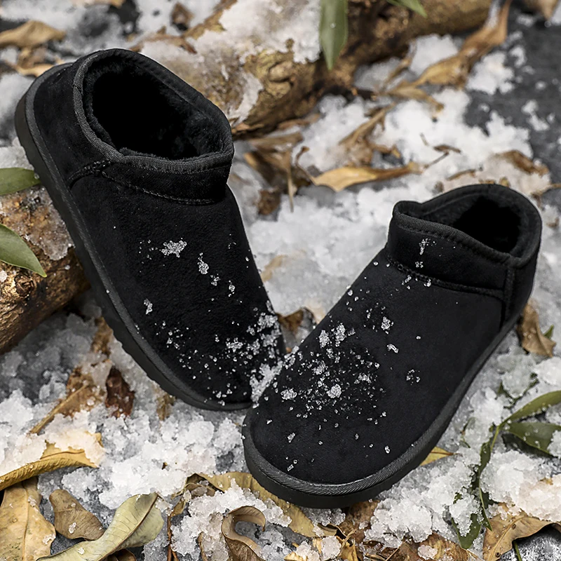 

2019 Winter Fashion Designer Snow Boots Men 39 s Black High Top Waterproof Shoes Male Botas Zapatos De Hombre Chaussure Homme