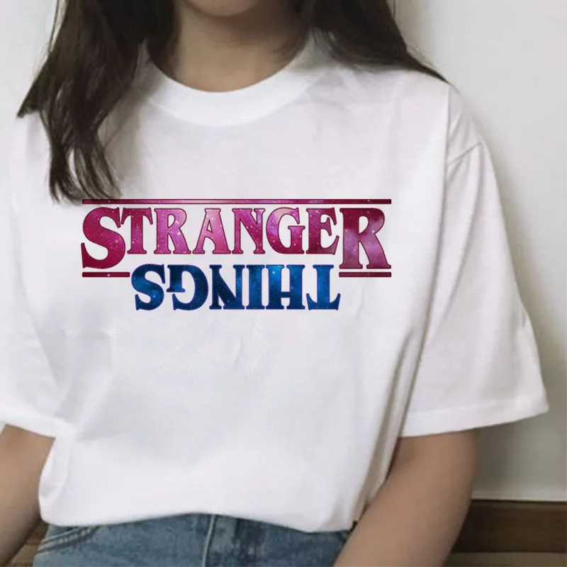 stranger things 3 women t shirt harajuku Eleven female 2019 cartoon hip hop femme tshirt streetwear funny clothing Casual
