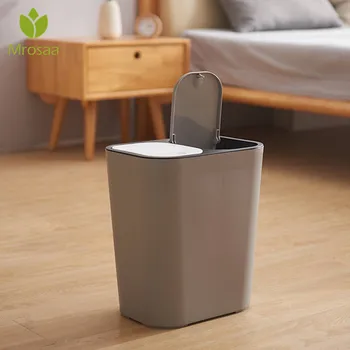 

Creative Classification Waste Garbage Bins Dustbin Bucket Household Press-Type Trash Can for Kitchen Bathroom Bedroom With Lid