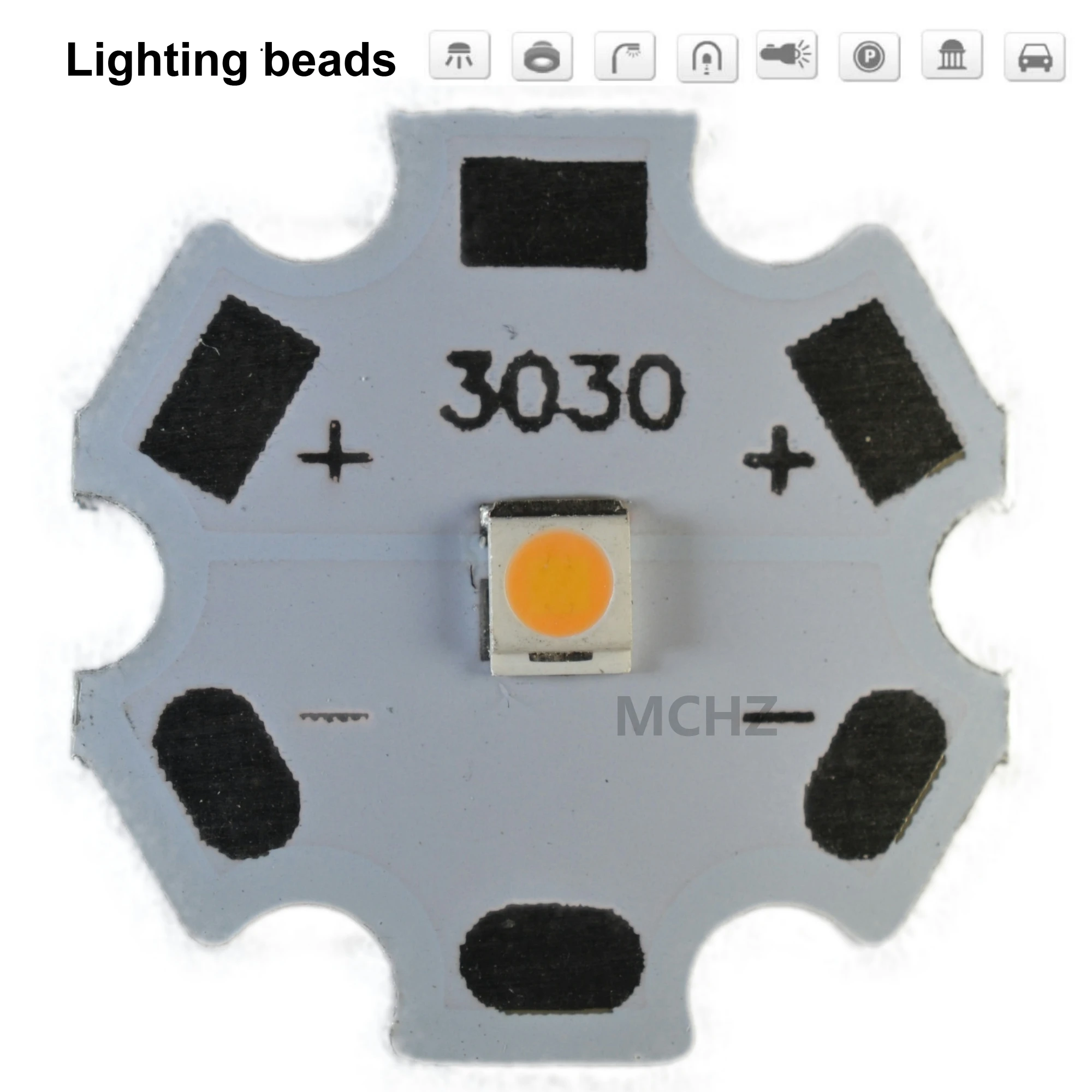 50 шт. 3030 2 Вт шт Cree XPE XP-E /XTE XT-E/XPG XP-G 3535 светодиодная печатная плата алюминиевая 20 мм