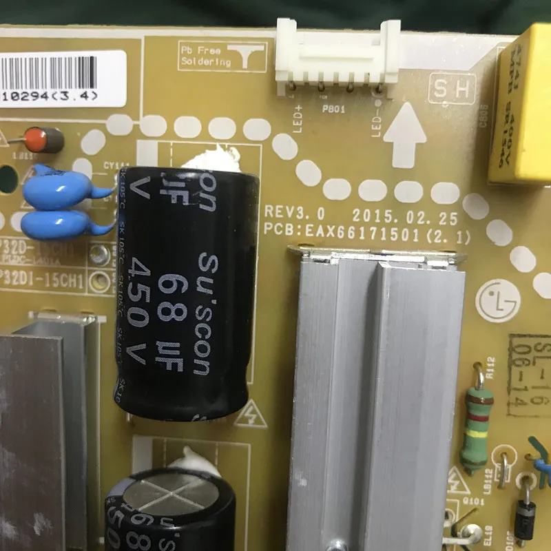 Тест для LG LGP32D-15CH1 EAX66171501 блок питания