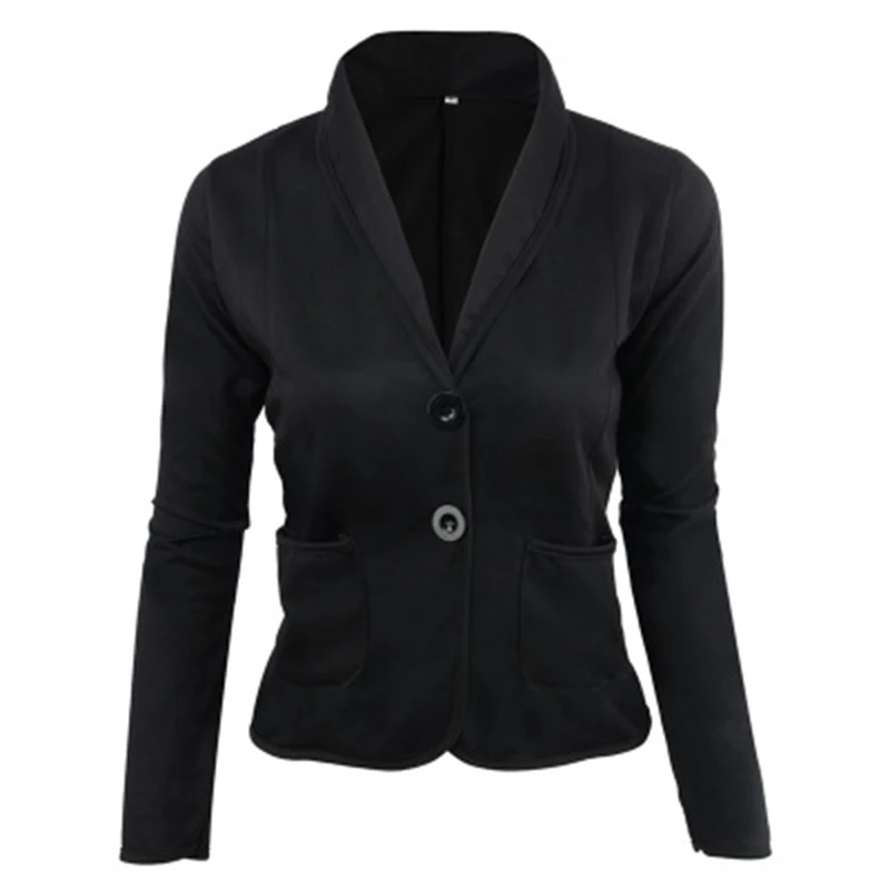 

Explosion Models Foreign Trade Women's Short Solid Color Small Jacket Casual Small Suit Temperament Commuter Suit Jacket Female