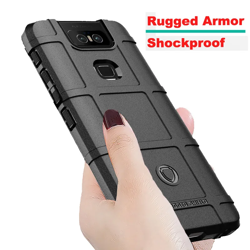 

For ASUS Zenfone 6 zs630kl Case Cover Rugged Armor Shockproof Cover For ASUS Zenfone 6 zs630kl Soft Silicon Button Protection