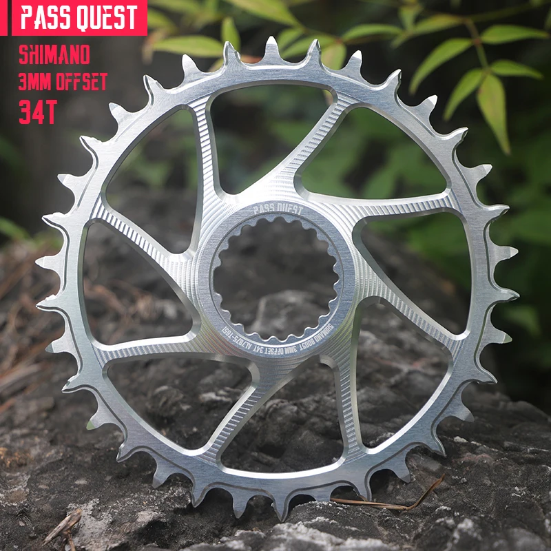 PASS QUEST 3 мм 6 смещенное Велосипедное кольцо 28T 38T MTB узкое широкое колесо для Deore Xt M7100