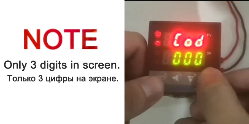 Мультивходной Экономичный Цифровой ПИД регулятор температуры K типа Входное