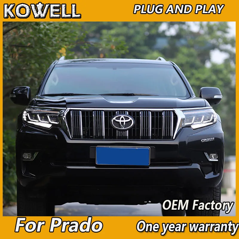 Для Toyota Land Cruiser Prado фары Prado светодиодный фонарь DRL светодиодный автомобильные аксессуары