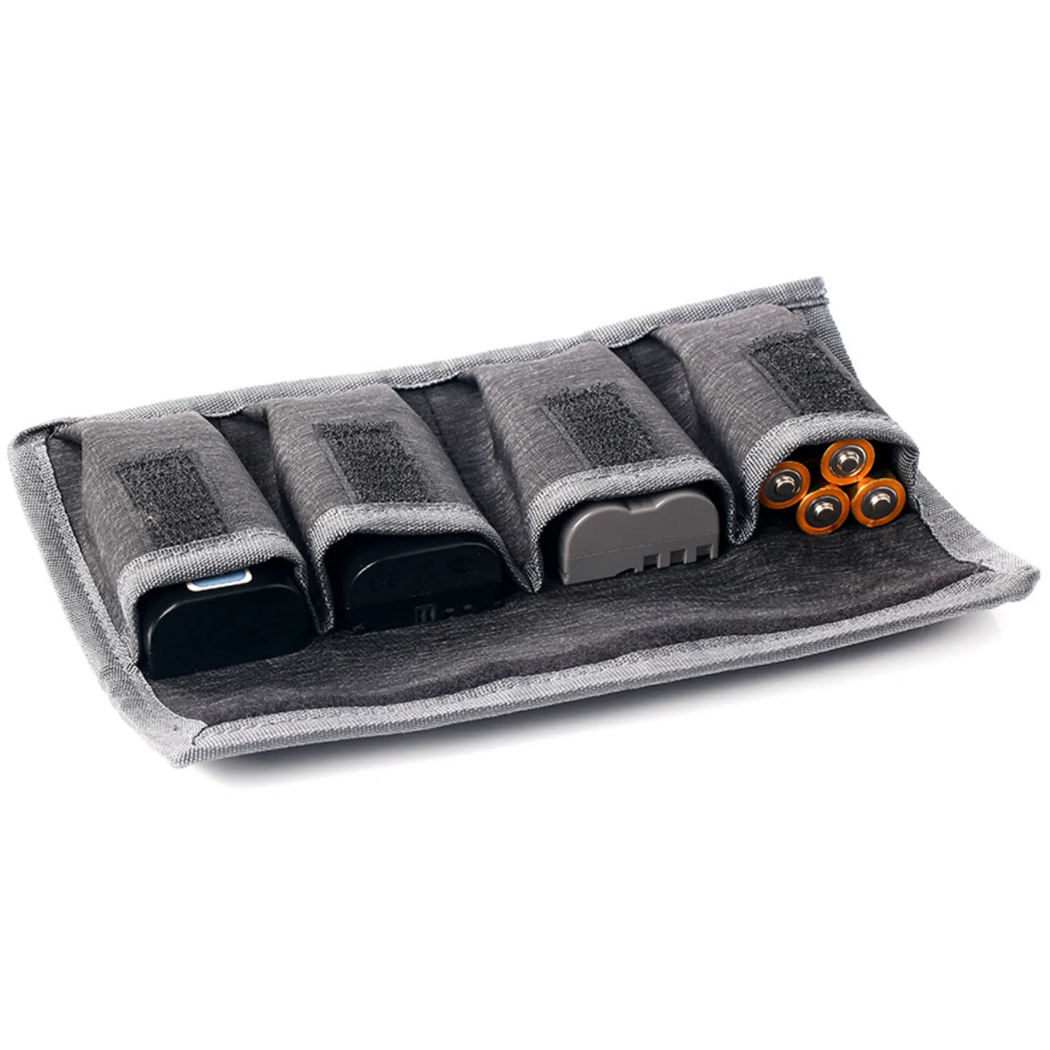 Besegad 4-Slots DSLR Battery Bag Portable Camera Carrying Storage Case Holder Pouch for Nikon Canon Sony Gadgets | Электроника