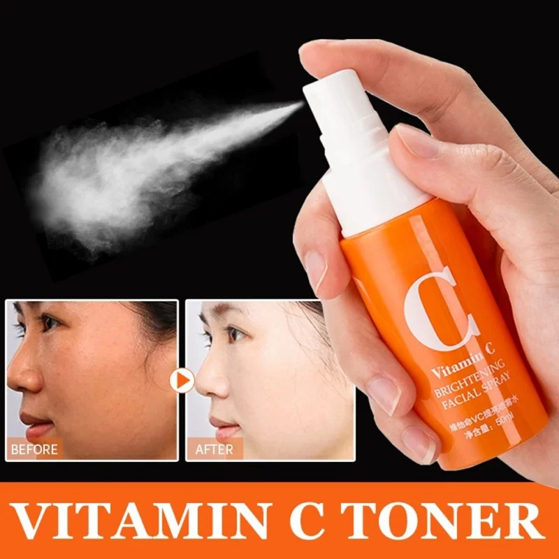 

Vitamin C Toner Mist Hydrating Moisturizing Facial Spray Anti-aging Anti-wrinkle Refreshing VC Spray Skin Care