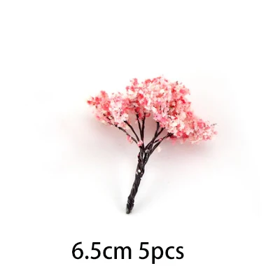 DIY sand table material sence accessories model tree/model plant 5pcs/3pcs for miniature Lansape/model Layout CC model