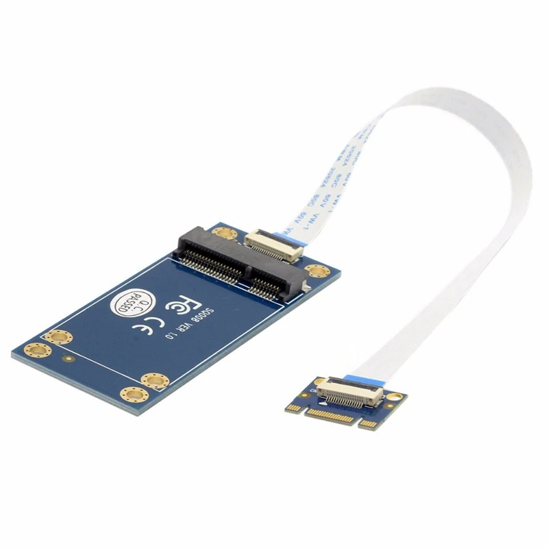 50 мм Mini Pci-E 52Pin Msata Ssd To M.2 Ngff B-Key Add on Card Pcba